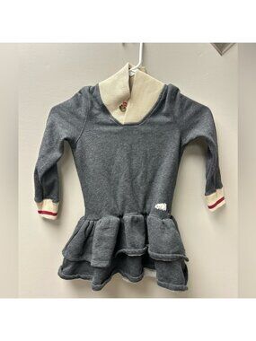 Roots Girls Grey and‎ Cream Sweater Dress